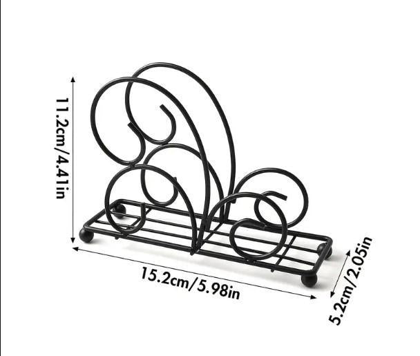Golden Swirl Tissue Holder for Home Decor