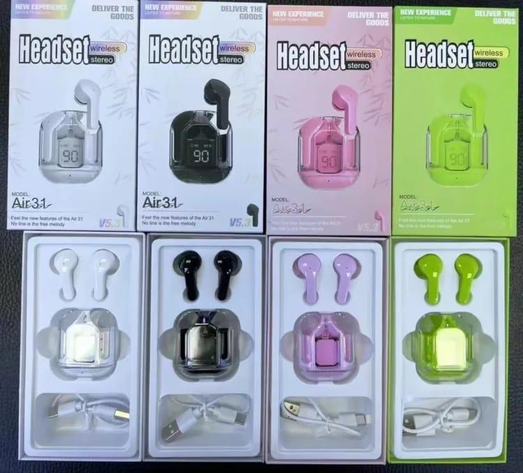 Smart Touch Earbuds Bluetooth 5.3 with Voice Assistant
