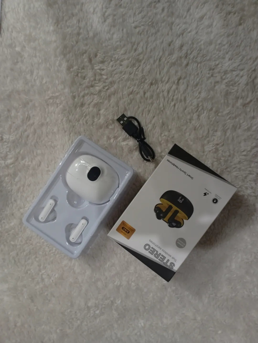White Earbuds