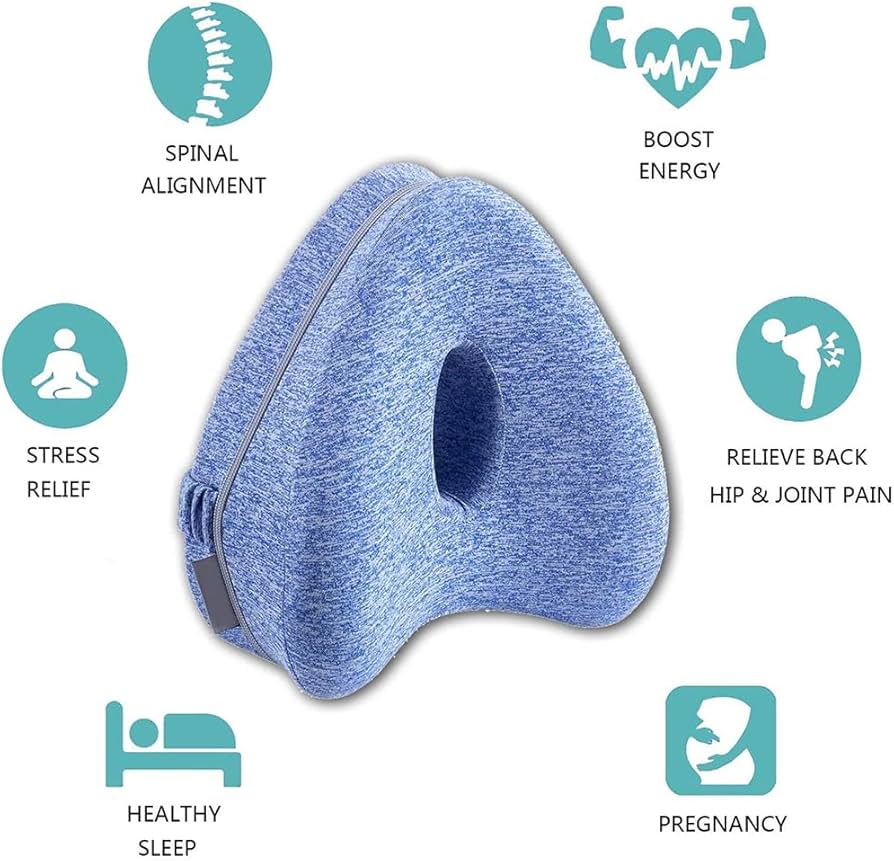 Smooth-Spine™Alignment Pillow - Relieve Hip & Back Pain for Side Sleepers